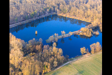 Bärensee in Ottersheim bei Landau im Bundesland Rheinland-Pfalz, Deutschland
