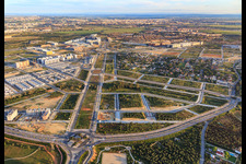 Erschliessung neuer Wohn- und Gewerbebauflächen an der Av. Rafael Escuredo Rodríguez und dem Menasalbas Park in Dos Hermanas im Bundesland Sevilla, Spanien