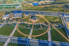 Research and Development Park Dehesa de Valme ,  Ciudad del Conocimiento vor der Universidad Loyola (Campus Sevilla) am Park Lago de la Vida in Dos Hermanas, Spanien