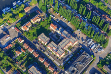 Neubauwohnsiedlung in der Rue Charles Biedermann in Saverne im Bundesland Bas-Rhin, Frankreich