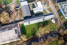Luftbild von IGS Schulgarten in Kandel im Bundesland Rheinland-Pfalz, Deutschland