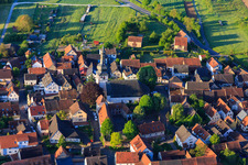 Kirche St. Pankratius im Ortsteil Hochhausen in Tauberbischofsheim im Bundesland Baden-Württemberg, Deutschland