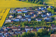 Neubaugebiet Am Keltenberg im Ortsteil Unterbalbach in Lauda-Königshofen im Bundesland Baden-Württemberg, Deutschland