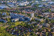 Caritas-Krankenhaus Bad Mergentheim gGmbH mit Hubschrauberlandeplatz im Bundesland Baden-Württemberg, Deutschland