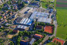 Eibe Produktion + Vertrieb GmbH & Co.KG,  Freiwillige Feuerwehr Röttingen und Tennisplatz des TC-RW Röttingen e.V im Bundesland Bayern, Deutschland