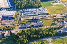 Schrägluftbild von GÜMA Services GmbH - Wertheim im Ortsteil Bettingen im Bundesland Baden-Württemberg, Deutschland