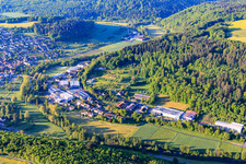 Industriegebiet Zum Schlag mit Rekuplast GmbH,  Uebe Medical GmbH und TFA Dostmann GmbH & Co. KG im Ortsteil Reicholzheim in Wertheim im Bundesland Baden-Württemberg, Deutschland