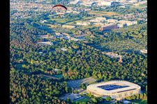 Fussballstadion BBBank Wildpark des KSC - Karlsruher Sport-Club im Ortsteil Innenstadt-Ost im Bundesland Baden-Württemberg, Deutschland
