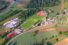 Campingpark Oase am Sportplatz des  FV Ettenheim und des Tennisclub Ettenheim e.V im Bundesland Baden-Württemberg, Deutschland