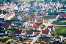 Drohnenaufname von Am Höhenweg in Kandel im Bundesland Rheinland-Pfalz, Deutschland