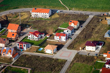 Am Höhenweg in Kandel im Bundesland Rheinland-Pfalz, Deutschland aus der Vogelperspektive