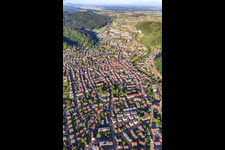 Luftbild von Stadtübersicht aus Nordosten in Waldkirch im Bundesland Baden-Württemberg, Deutschland