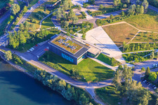 Kulturzentrum Art'Rhena auf der Rheininsel in Vogelgrun im Bundesland Haut-Rhin, Frankreich