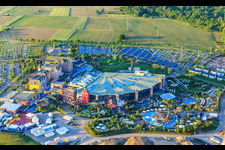 Rulantica von Süden im Europapark Rust im Bundesland Baden-Württemberg, Deutschland