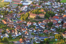 Schloss und Schlosskirche Mahlberg im Bundesland Baden-Württemberg, Deutschland