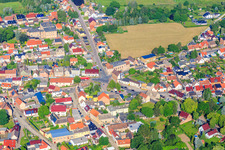 Dorfzentrum im Ortsteil Siersleben in Gerbstedt im Bundesland Sachsen-Anhalt, Deutschland