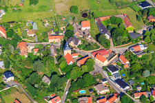 St. Andreas Kirche im Dorfkern im Ortsteil Sinsleben in Falkenstein im Bundesland Sachsen-Anhalt, Deutschland