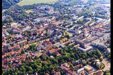 Domplatz mit Kirche St. Martini und Dom und Domschatz Halberstadt im Ortsteil Diocese Halberstadt im Bundesland Sachsen-Anhalt, Deutschland