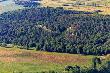Fünffingerfelsen und Schatten der Hexen, Klusfelsen in Halberstadt im Bundesland Sachsen-Anhalt, Deutschland