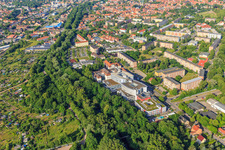 Harzklinikum - Standort Quedlinburg aus Nordosten im Bundesland Sachsen-Anhalt, Deutschland