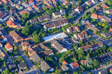 Bausstelle in der Rietburgstr in Kandel im Bundesland Rheinland-Pfalz, Deutschland