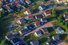 Neubaugebiet K2 in Kandel im Bundesland Rheinland-Pfalz, Deutschland von oben gesehen