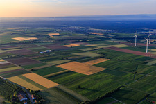 Bauers Garten in Winden im Bundesland Rheinland-Pfalz, Deutschland von einer Drohne aus