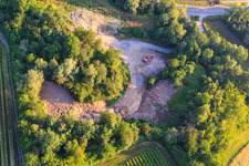 Knalbauarbeiten am Klingbch in Klingenmünster im Bundesland Rheinland-Pfalz, Deutschland