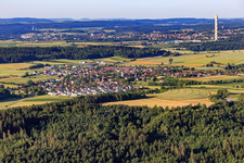 Ortsansicht von Norden in Dietingen im Bundesland Baden-Württemberg, Deutschland