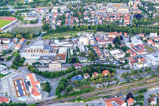 Gewerbegebiet Bahnhofstraße mit Bizerba Service und IDEAL Krug + Priester GmbH & Co. KG in Balingen im Bundesland Baden-Württemberg, Deutschland