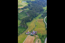 Fischersmühle im Tal der Schlichem im Ortsteil Täbingen in Rosenfeld im Bundesland Baden-Württemberg, Deutschland
