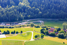Kläranlage im Ortsteil Fluorn in Fluorn-Winzeln im Bundesland Baden-Württemberg, Deutschland