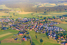 Ortsansicht aus Nordwesten im Ortsteil Neuhausen in Königsfeld im Schwarzwald im Bundesland Baden-Württemberg, Deutschland