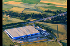 Luftaufnahme von Elflein E-Mobility Logistik Rottweil GmbH im Ortsteil Trichtingen in Epfendorf im Bundesland Baden-Württemberg, Deutschland