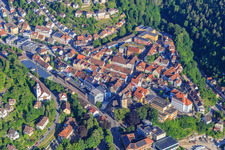 Historisches Stadtzentrum in Oberndorf am Neckar im Bundesland Baden-Württemberg, Deutschland