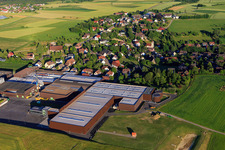 Industriegebiet Industriestraße mit SAIER Verpackungstechnik GmbH & Co. KG und SAIER Gruppe im Ortsteil Peterzell in Alpirsbach im Bundesland Baden-Württemberg, Deutschland