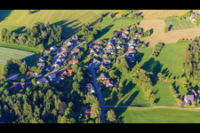 Ortsteil Graben von Westen im Ortsteil Peterzell in Alpirsbach im Bundesland Baden-Württemberg, Deutschland