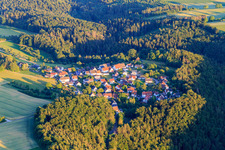 Ortsteil Obere Höfe von Nordwesten im Ortsteil Isenburg in Horb am Neckar im Bundesland Baden-Württemberg, Deutschland