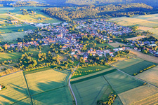 Ortsansicht aus Norden im Ortsteil Betra in Horb am Neckar im Bundesland Baden-Württemberg, Deutschland