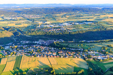 Scheffelstraße bis Freudenstädter Straße von Westen in Sulz am Neckar im Bundesland Baden-Württemberg, Deutschland