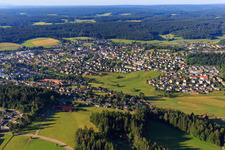 Luftbild von Stadtansicht aus Norden im Ortsteil Saint Georgen im Schwarzwald in St. Georgen im Schwarzwald im Bundesland Baden-Württemberg, Deutschland