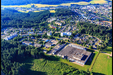Ortsansicht mit SCHMIDT Technology GmbH im Ortsteil Saint Georgen im Schwarzwald in St. Georgen im Schwarzwald im Bundesland Baden-Württemberg, Deutschland