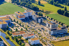 IHK & IHK Akademie Schwarzwald-Baar-Heuberg,. Holiday Inn Villingen - Schwenningen und Gesundheits- und Dienstleistungszentrum Villingen-Schwenningen im Bundesland Baden-Württemberg, Deutschland