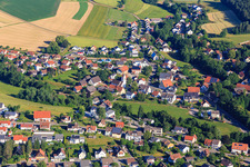 Dorfzentrum mit Kirche St. Otmar im Ortsteil Kappel in Niedereschach im Bundesland Baden-Württemberg, Deutschland
