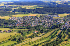 Ortsansicht aus Süden in Niedereschach im Bundesland Baden-Württemberg, Deutschland