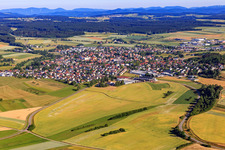 Ortsansicht aus Südosten in Dunningen im Bundesland Baden-Württemberg, Deutschland