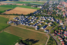 Luftbild von Neubaugebiet K2 von Westen in Kandel im Bundesland Rheinland-Pfalz, Deutschland