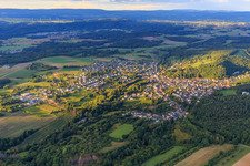 Düppenweiler von Südwesten in Beckingen im Bundesland Saarland, Deutschland