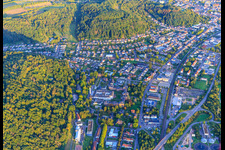 Stadtansicht von Norden in Merzig im Bundesland Saarland, Deutschland