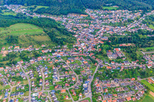 Düppenweiler von Nordwesten in Beckingen im Bundesland Saarland, Deutschland